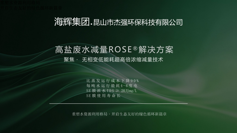 ROSE浓盐膜系统